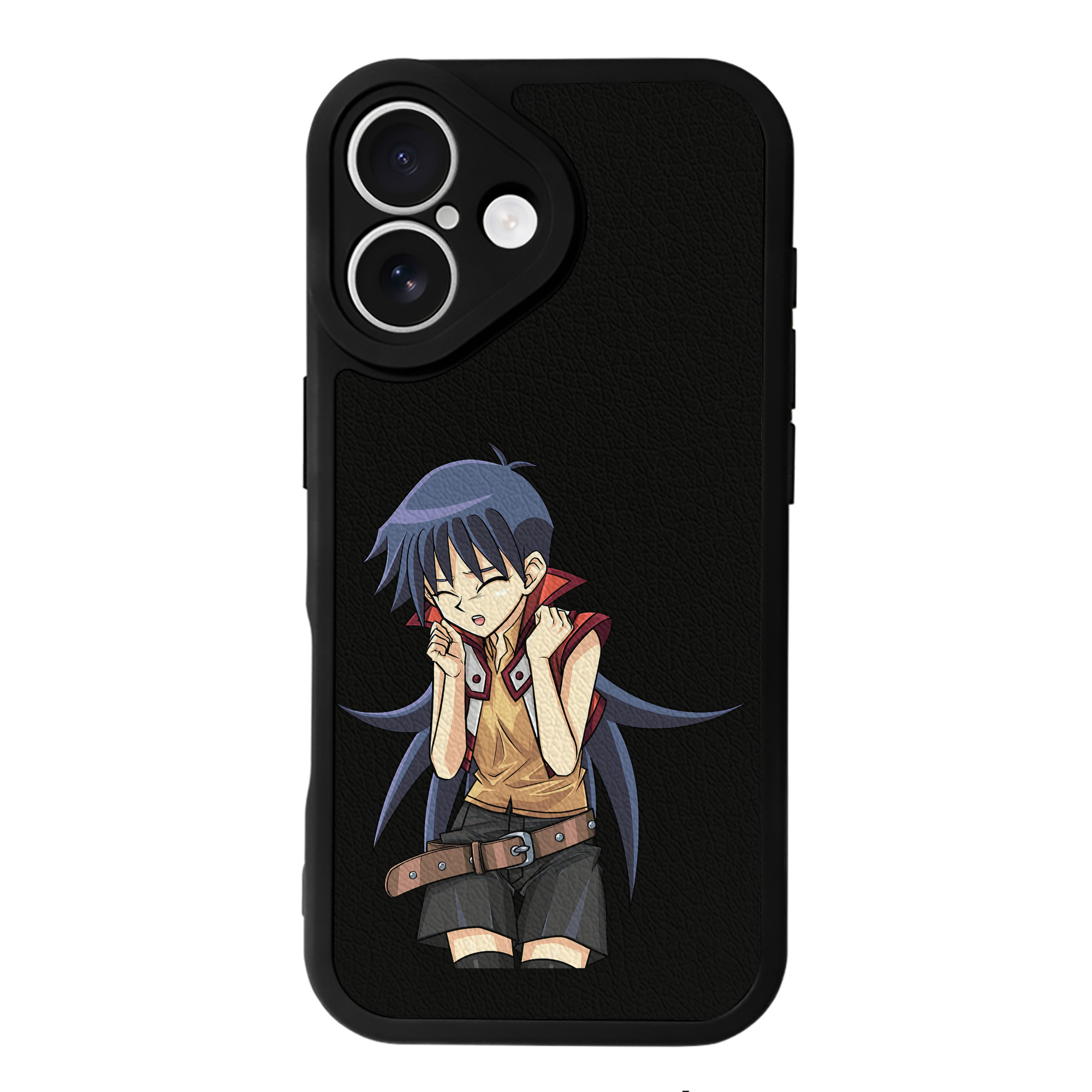 遊☆戯☆王 Yu-Gi-Oh! 【iPhone 16シリーズ対応】シリコンスマホケース（レザー調） 材質：シリコン
